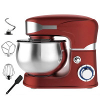 Миксер для 2600Вт Crownberg CB-3408 планетарный тестомес с чашей 5л на 6 скоростей с импульсным режимом