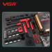 Набор VGR STEPLERSS RPO 4 IN 1 RED, машинка для стрижки, триммер, электробритва, фен