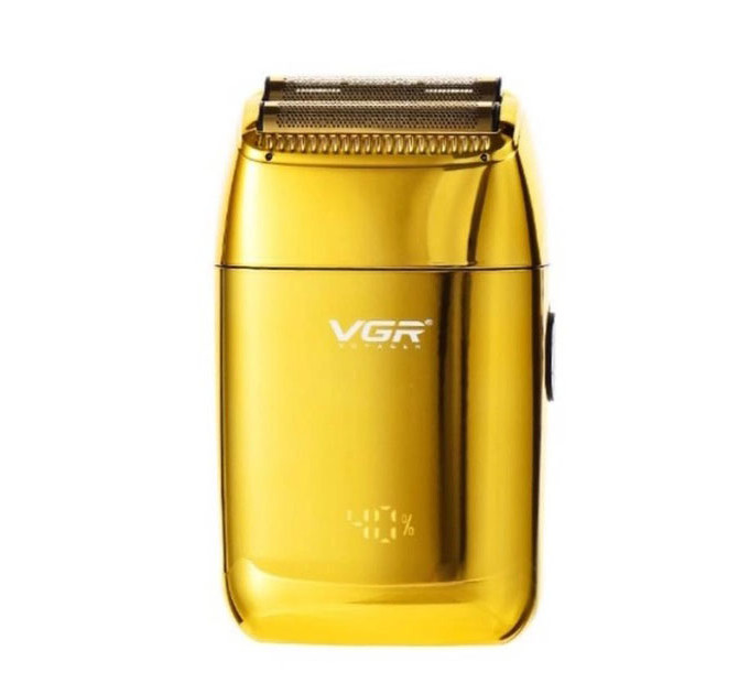 Профессиональный шейвер VGR V-399 GOLD, беспроводная электробритва, бритва триммер для бороды