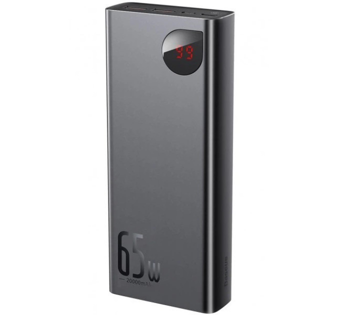 Павербанк 20000 mAh 65W для ноутбука зі швидкою зарядкою Power Bank Baseus Портативний зарядний пристрій