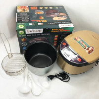 Мультиварка Rainberg RB-6207 6л 1500Вт з фритюрницею 12 програм скороварка пароварка мультиварка Beige