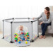 Дитячий ігровий манеж для дітей складаний дитячий манеж 120х100х55см Gray