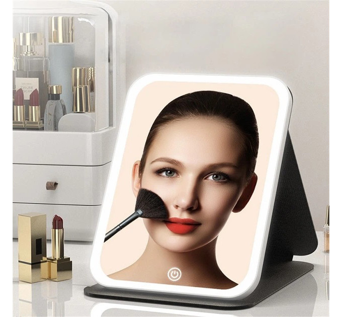 Дзеркало з LED підсвічуванням makeup mirror Black