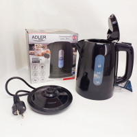 Електрочайник Adler AD 1380b 1л 2200Вт Black