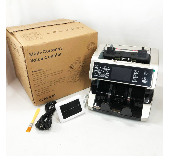 Счетчик банкнот Bill Counter AL-920 с определением номинала и детекторами UV/MG/IR