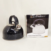 Чайник із свистком Edenberg EB-1440 з мармуровим покриттям 3л Black