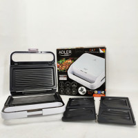 Бутербродниця Adler AD 3070 2в1 1100Вт White