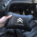 Набор кожаных подушек Citroën из натуральной итальянской кожи + фирменный брелок в подарок