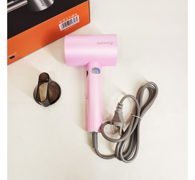 Професійний фен для волосся з іонізацією Rainberg RB-2253 2000Вт Pink