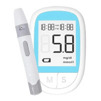 Глюкометр електронний Blood Glucose Meter BGM503 вимірювач рівня цукру в крові портативний