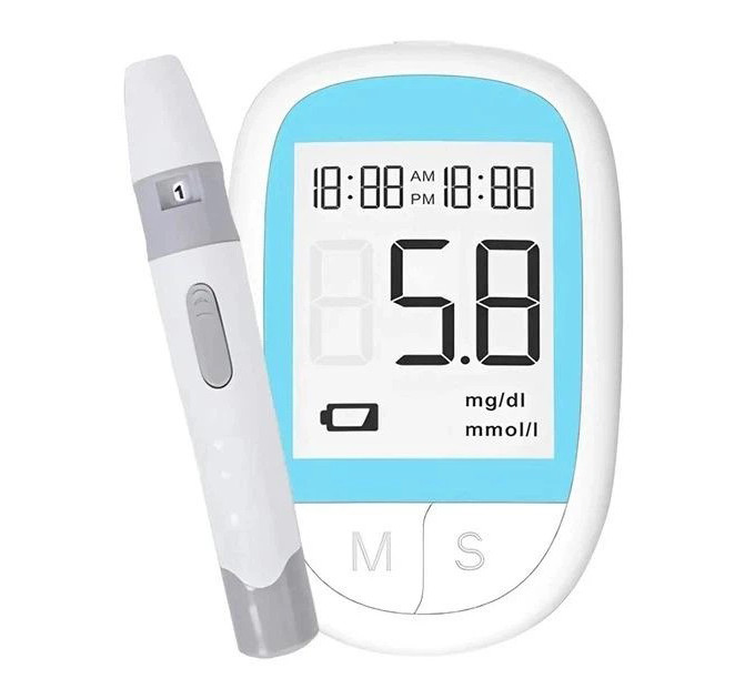 Глюкометр електронний Blood Glucose Meter BGM503 вимірювач рівня цукру в крові портативний