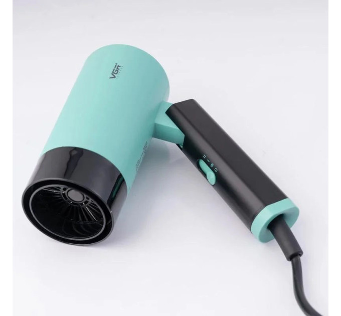 Фен зі складною ручкою для волосся VGR V-426 2000Вт Green