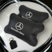 Мерседес 2шт, натуральная кожа, подушки на подголовник для авто с логотипом Mercedes-Benz