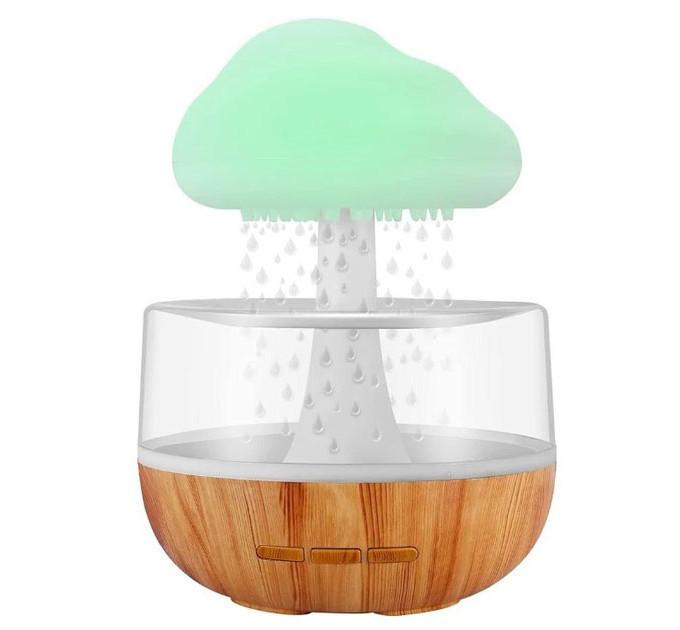 Ночник-увлажнитель с эффектом дождя Cloud Rain Humidifier, Аромадиффузор увлажнитель воздуха для дома