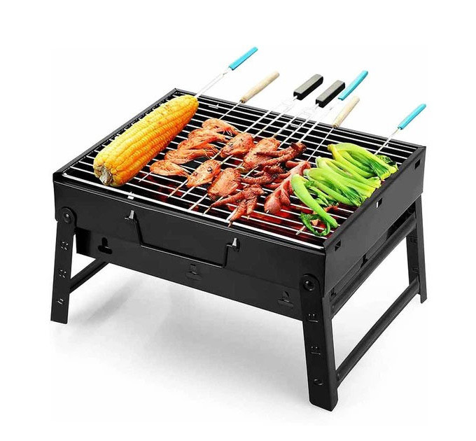 Мангал складаний 36х28х20см BBQ для барбекю