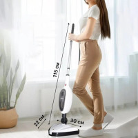 Парова швабра 12в1 багатофункціональна електрошвабра пароочисник з насадками універсальна