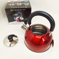 Чайник Edenberg EB-1346 із нержавіючої сталі зі свистком 2.5л Red