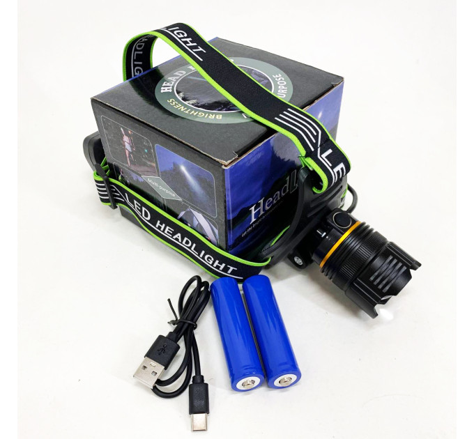 Фонарь налобный A16-GT 2x18650