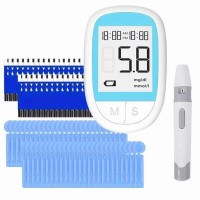 Глюкометр електронний Blood Glucose Meter BGM503 вимірювач рівня цукру в крові портативний