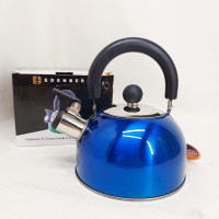 Чайник Edenberg EB-1346 із нержавіючої сталі зі свистком 2.5л Blue