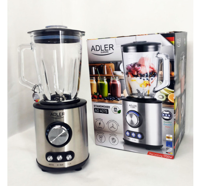 Блендер стаціонарний Adler AD 4078 1.5л 1700Вт