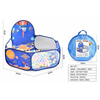 Манеж дитячий ігровий з баскетбольним кільцем 120х75см Blue