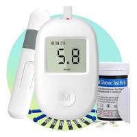 Глюкометр Glucose Meter GLM-76 с тест-полосками 50 шт – прибор для измерения сахара в крови