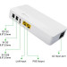 Безперебійник (UPS) для WI-Fi роутера WGP POE04 8800mAh (32.56WH) 18W підтримує 9/12V до 10 годин автономної роботи