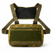Тактическая нагрудная сумка Multicam Cordura 1000D с MOLLE и патч-панелью, 5 карманов, 30×20×8 см