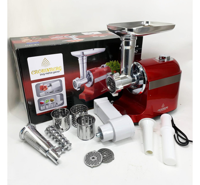 М'ясорубка Електрична шнекова Crownberg CB-4217 3800Вт