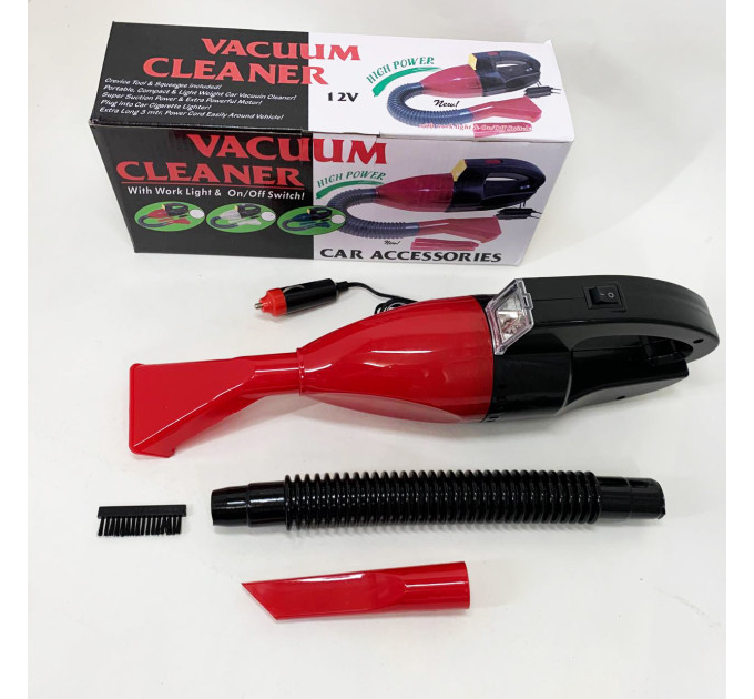 Пылесос для авто Car vacuum cleaner, портативный автомобильный пылесос, маленький пылесос для машины