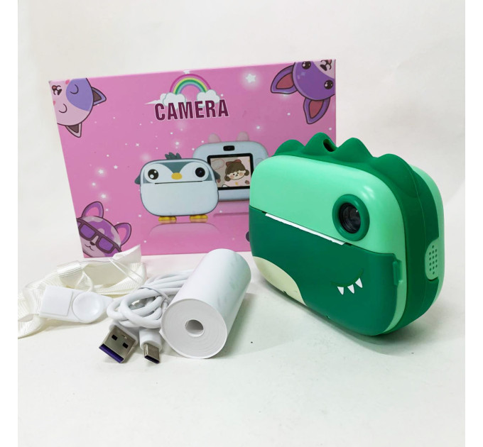 Детский фотоаппарат с термопечатью M05 GREEN