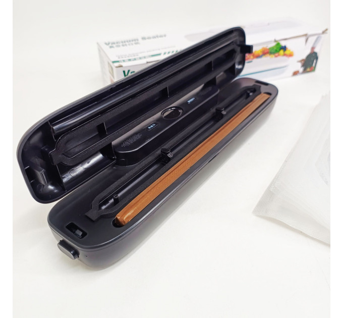 Вакуумний пакувальник автоматичний з дисплеєм Vacuum sealer NEW BLACK