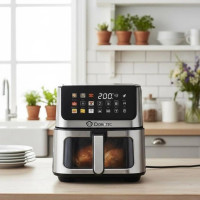 Аэрофритюрница Domotec Air Fryer MS-3224 сенсорное управление 12л 4500Вт