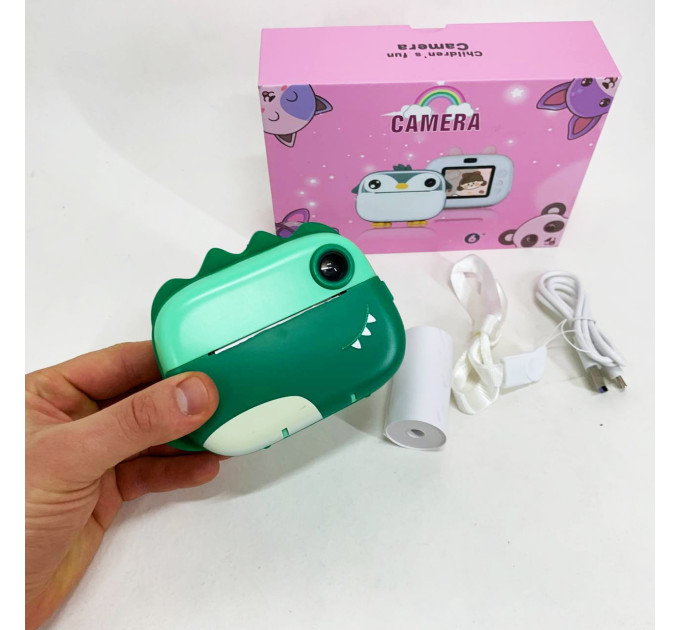 Детский фотоаппарат с термопечатью M05 GREEN
