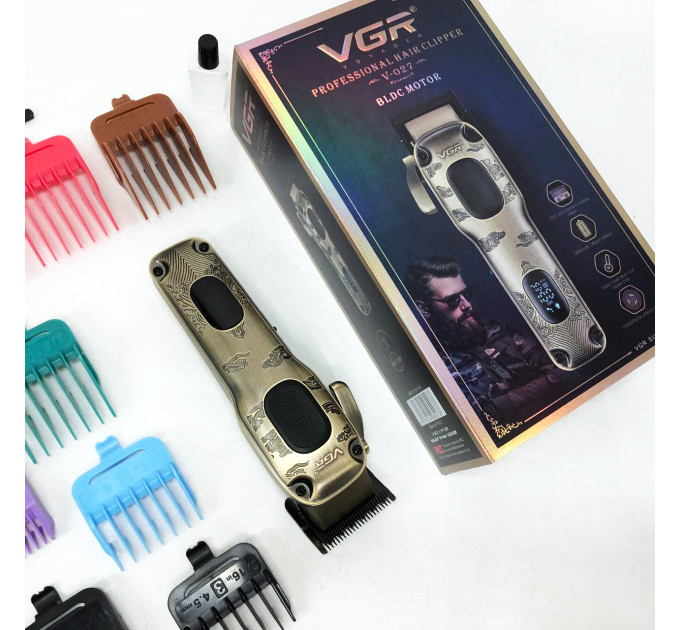 Акумуляторна машинка для стрижки VGR V-027