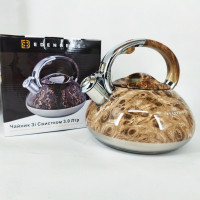 Чайник зі свистком Edenberg EB-1959 3л з капсульним дном Beige