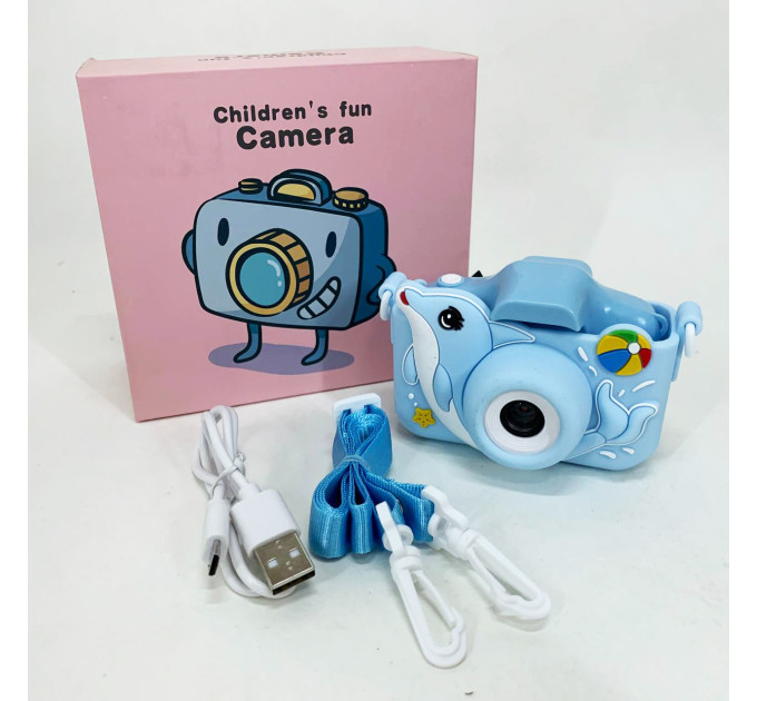 Дитячий цифровий фотоапарат + чохол ET015