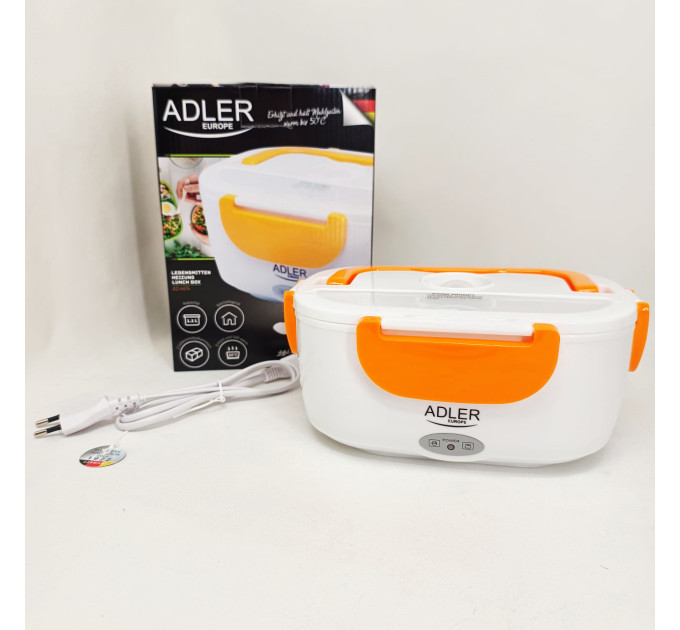 Ланч бокс з підігрівом Adler AD 4474 1.1л Orange