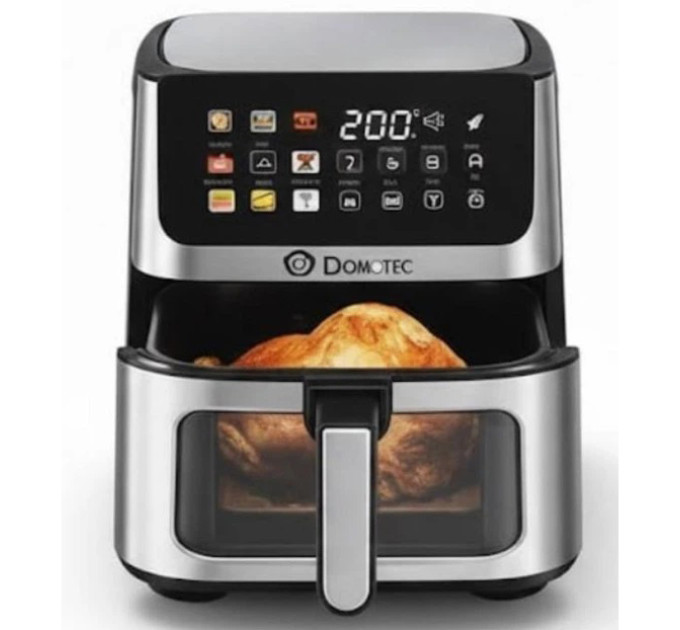 Аэрофритюрница Domotec Air Fryer MS-3224 сенсорное управление 12л 4500Вт