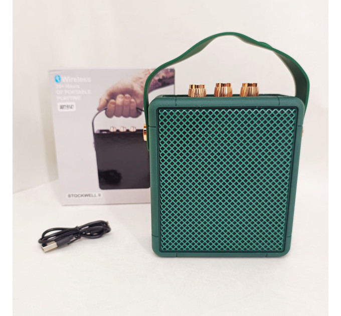 Колонка портативная STOCKWELL W2 BT Green
