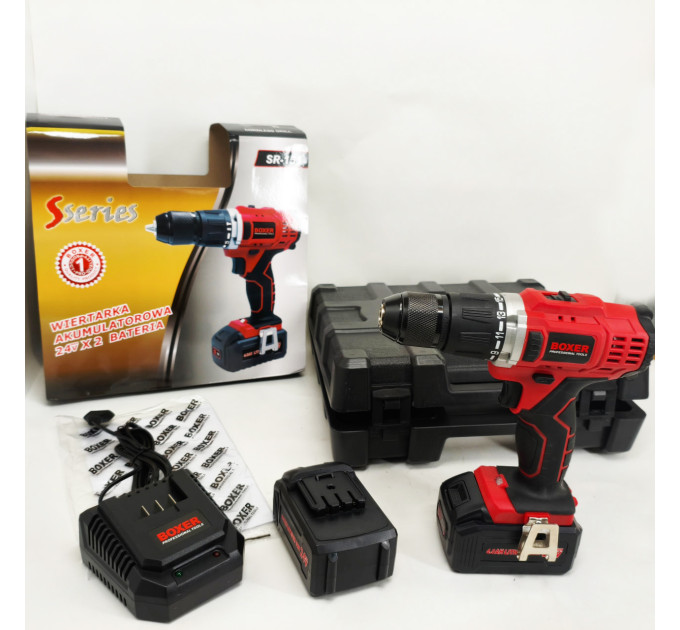 Портативний акумуляторний шуруповерт Boxer SR-151 24В