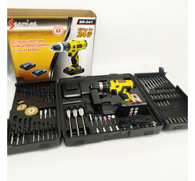 Портативний акумуляторний шуруповерт Boxer SR-041 24В