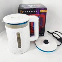 Електрочайник скляний Edenberg EB-83559 2.3л 1500Вт White