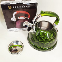 Чайник зі свистком Edenberg EB-1910 з турбо індукційним дном 3л Green