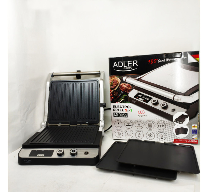 Гриль контактний Adler AD 3059
