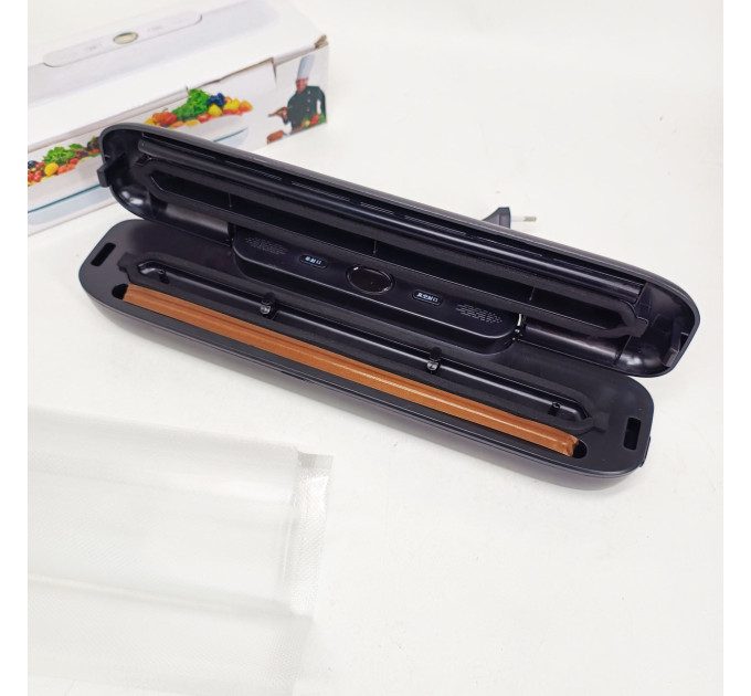 Вакуумний пакувальник автоматичний з дисплеєм Vacuum sealer NEW BLACK