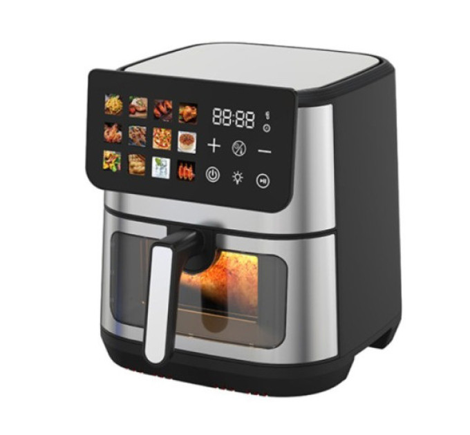 Аэрофритюрница Domotec Air Fryer MS-3224 сенсорное управление 12л 4500Вт