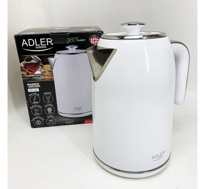 Электрочайник Adler AD 1341 0.8л 1850Вт