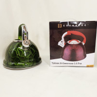 Чайник зі свистком Edenberg EB-1910 з турбо індукційним дном 3л Green